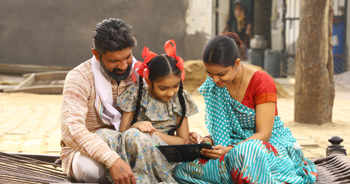 Parents participating in their girl child's education