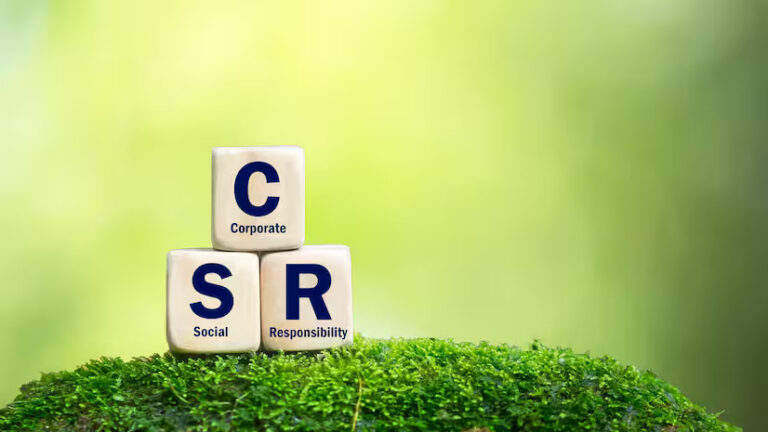 Three blocks with C,S and R stacked together on a lawn platform